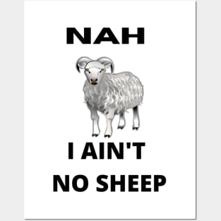 no sheep in my circle Posters and Art